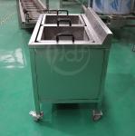 Small Scale Vegetable Blanching Equipment , Semi Automatic Potato Blanching