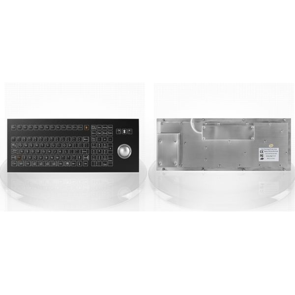 Food And Beverage Industrial Membrane Keyboard With Trackball Omron Switch