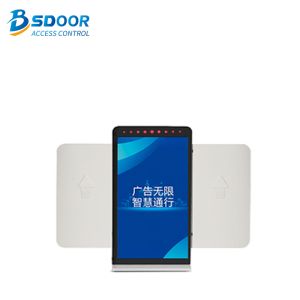 Retractable SS304 Pedestrian Security Gate Rfid Card Reader