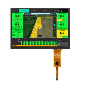 China 10.1 Inch Capacitive Touch Screen IPS LCD Panel 40pin LVDS Interface wholesale