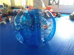 China Durable Outdoor Inflatable Toys , Blue Inflatable Hamster Bumper Ball wholesale