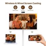 Capacitive Touch 24 Inch LCD Screen TV with Built-in Dual Microphone and Android