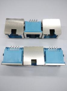 8P8C Rj45 Data Jack Telephone Modular Jack Sinking RJ45 With LED Shield