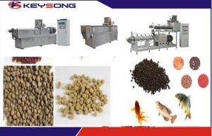 China Floating Sinking Fish Food Feed Making Machine Fish Feed Extruder Adjusted Voltage on sale