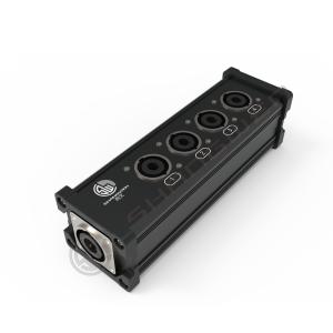 China Power Speaker Junction Distribution Box with Input Output Industrial Electronics Accessories Male Audio Video Connectors wholesale