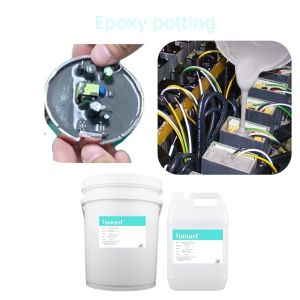 Heat Curing Silicone Epoxy Potting Compound Material For Encapsulation