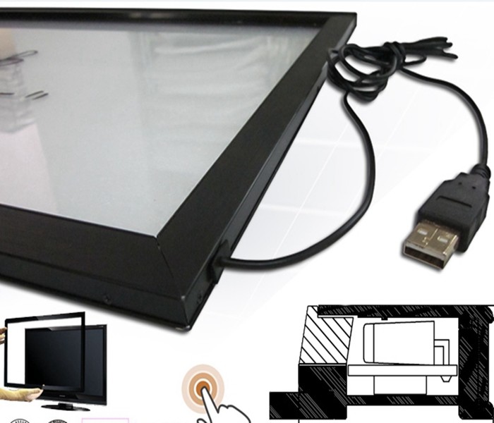 32'' Infrared Touch Screen Overlay Kit/Multi Touch Panel Without Glass Plug And