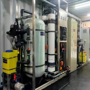 50T/Day Contanerized Seawater Desalination Equipment With Reverse Osmosis