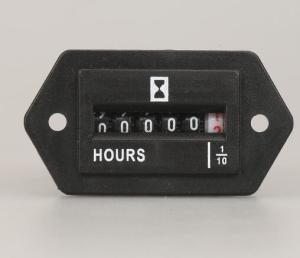 China SYS-1 Hour meter counter mechanical display meter for motor or enigneer uses 6 Digits AC110-250V,DC10-80V wholesale