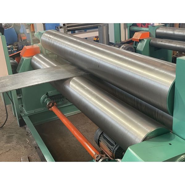 12x2000mm Full Automatic 3 Roller Bending Rolling Machine Electric Solid