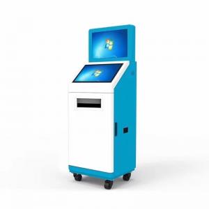 China 19 Inch Touch Screen Self Service Kiosk 1920x1080 With A5 Printer ID Card Reader wholesale