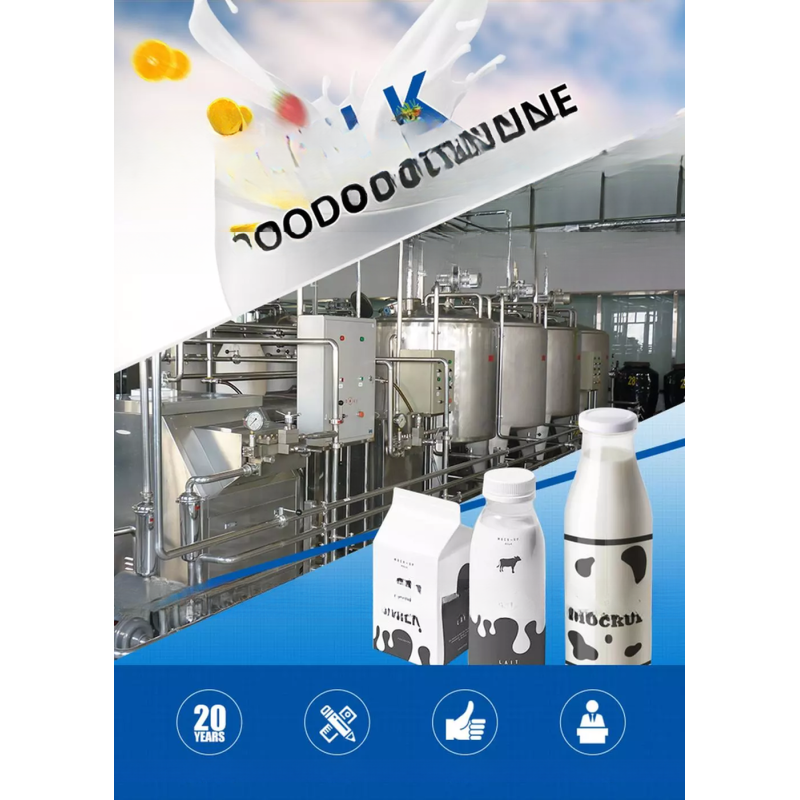 Standard Processing Small Dairy Milk Plant for Fruit Milk Processing Equipment