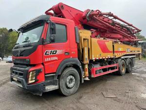 China SYM5352THB 520C-10 Used Concrete Boom Pump With Volvo Truck Chassis on sale