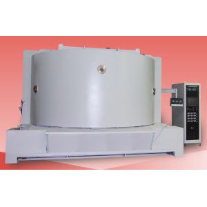 Pvd Chrome Vacuum Metalizing Machine Automotive Logo Chroming Vertical