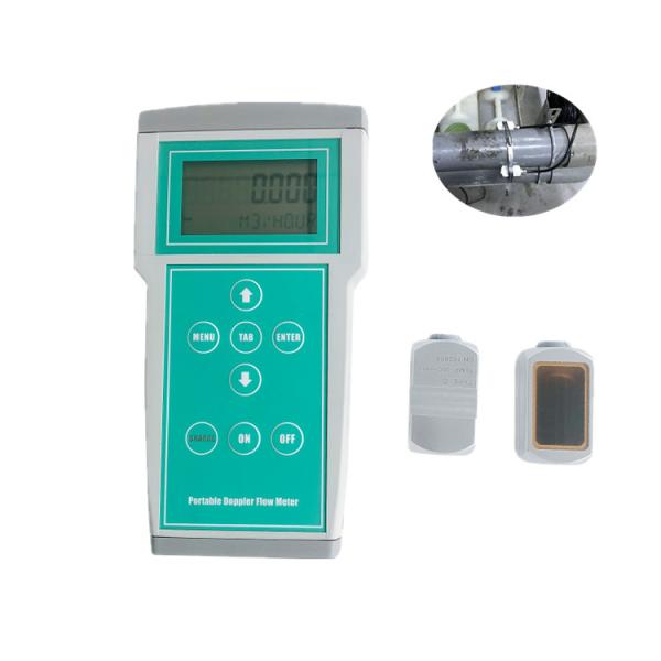Quality Doppler Ultrasonic Flowmeter Portable Handheld Flow Monitor Meter for sale