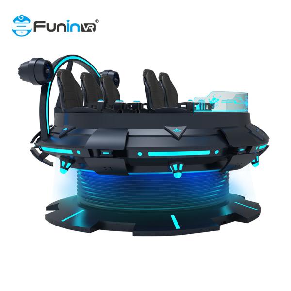 Quality 6 Players 9D Virtual Reality Simulator Enhanced Visuals And Realistic Movement for sale
