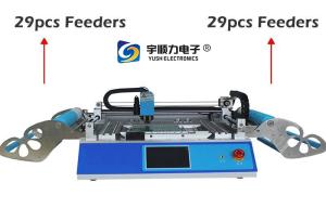 China Desktop 58pcs Feeders SMT Pick And Place Equipment Embedded Linux System wholesale