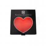 Cosmetic Cardboard Custom Made Paper Boxes With Heart Shape Window