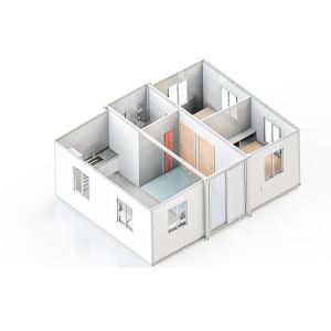 Aluminum Window 20ft Expandable Container House Customization Modular Structure