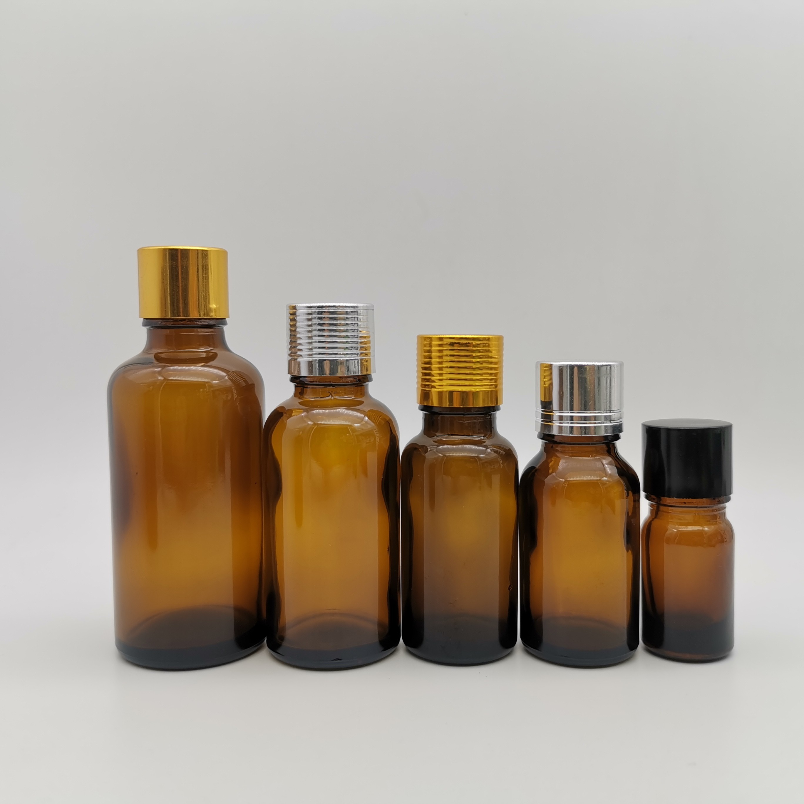 Round Empty 10ml 15ml 30ml Dropper Bottles With Pipette Refillable