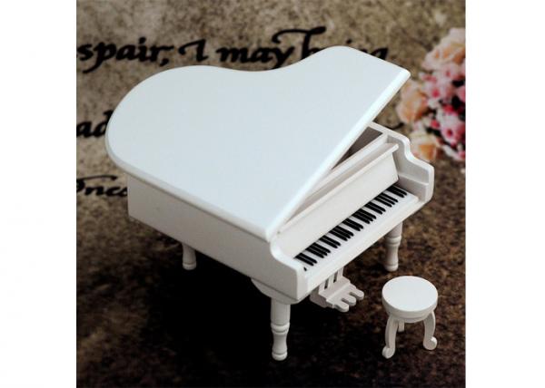 Quality Home Decoration Wooden Crafted Gifts Piano / Wooden Music Box For Birthday Gift for sale