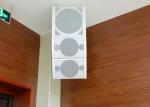 250W Conference Room Speaker Array Column system , Wireless Microphone Speaker