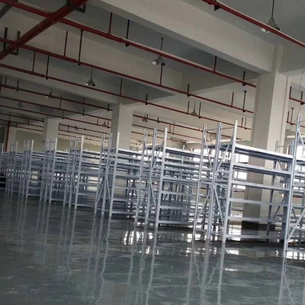 Customizable Powder Coated Boltless Steel Shelving Racks Metal Material