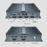 Full Alu Fanless small Pc Core I3 I5 I7 2 Lan Vga Hd Embedded Mini Computer