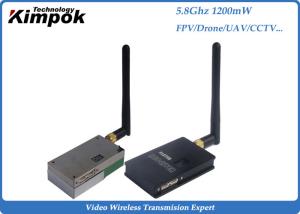 China 1200mW Analog Video Transmitter 5.8Ghz , HDMI Wireless CCTV Video Transmitter wholesale