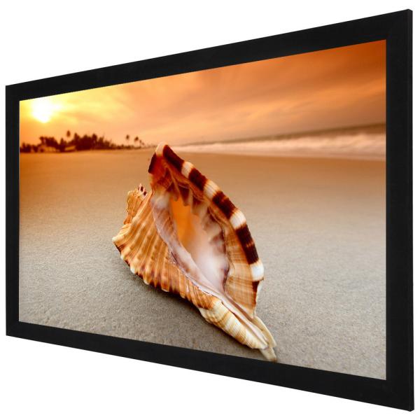 Quality Acoustically Transparent Fabric Fixed Frame Screen with 10Cm Velvet Aluminum Frame for sale