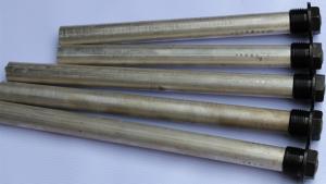 Extruded Round Water Heater Anode Rods , Aluminum Anode Rod For Water Heater , Heater Treater Anode Rod Sacrifices Itself To Prevent Corrosion Inside The Tank
