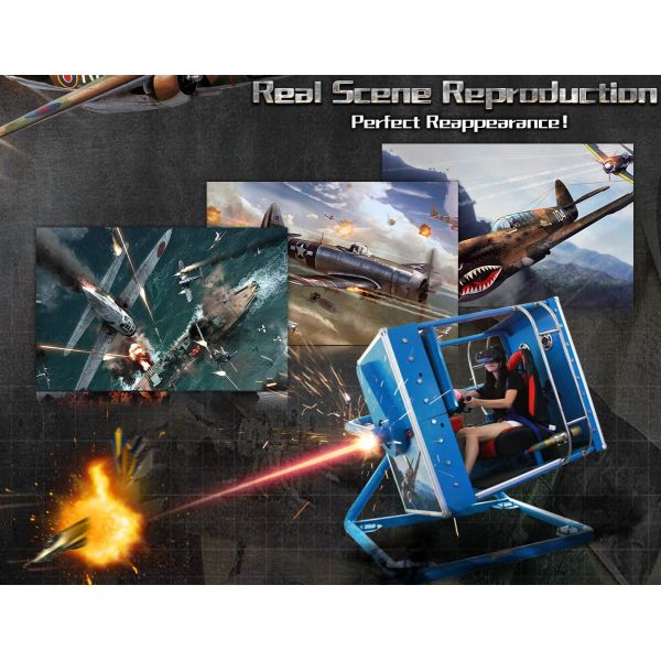Amusement Park Virtual Reality Simulator Shooting Games Simulator For Game Center