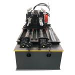 Two line Stud and track Omega profile roll forming machine with servo motor