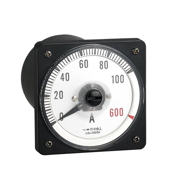 Quality Marine Type Analog Panel Ammeter Abs Plastic Shell Housing 0.5 Accuracy Class for sale