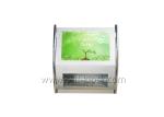 Space Saving Interactive Wall Mounted Computer Kiosk With Metal Keyboard