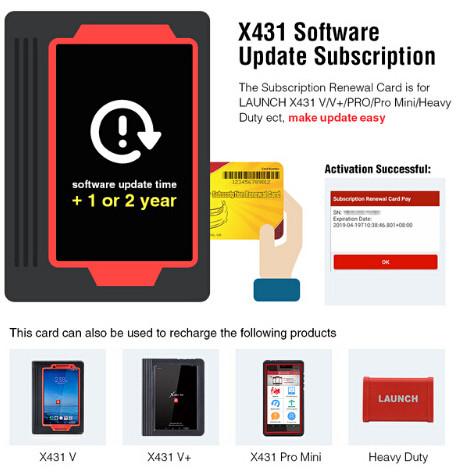 Quality LAUNCH Official Store Pin card software up date card support X431 V/V+/PRO/Pro Mini/Heavy Duty ect in stock for sale