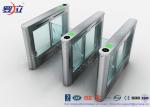 Pedestrian Access Security Swing Barrier Gate Anti - Pinch Mechanical Structure