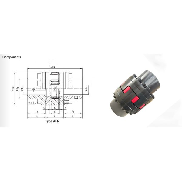 Zero Voltage Switching Double Flange Spider Flexible Jaw Coupling