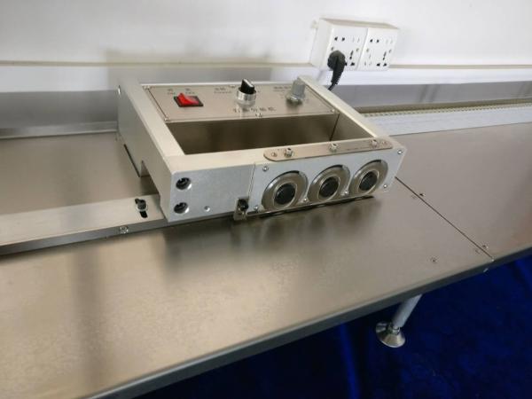 Quality Auto PCB Separator Machine For LED Lighting T8 T5 Tube With Six Round Blades for sale