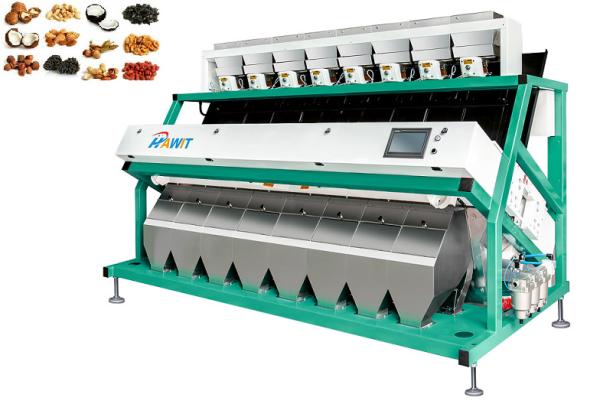 Quality CCD Image 512 Channels Optical Peanut Grading Machine 6 T/H for sale