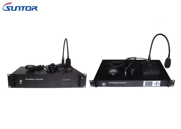 Quality Two Way Audio Intercom COFDM HD Transmitter High Definition Multimedia Interface Vehicle Mounted Transmission System for sale