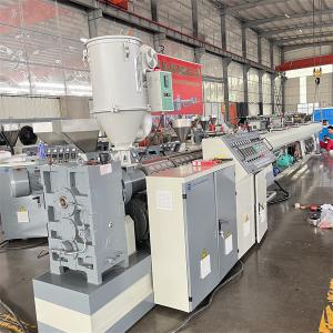 China Screw Barrel Plastic PVC Pipe Machine , Customized PVC Extruder Machine wholesale