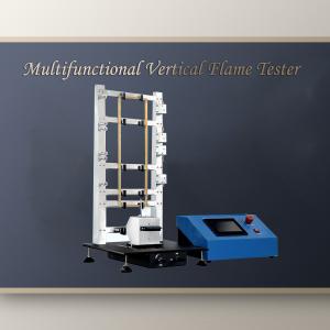 China Multifunctional Vertical Flammability Tester Machine ISO 6940 PLC Control wholesale