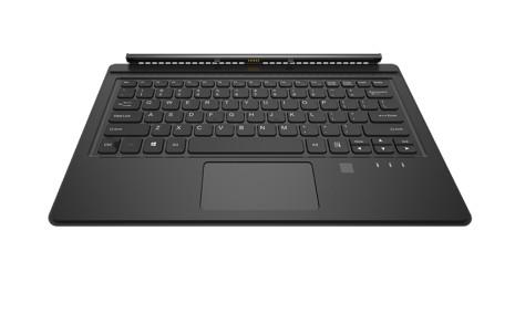 Quality Custom POGO PIN Keyboard With Fingerprint ID , 11.6 Inch Black Computer Keyboard for sale