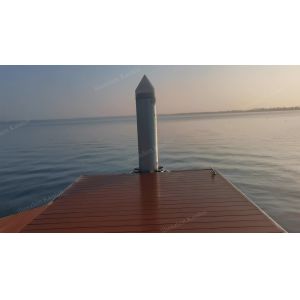 Marine Aluminum Floating Dock WPC Decking Finger Pontoon Dock Pier
