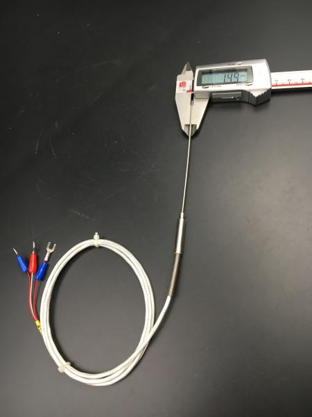 Quality Thermal Resistance Rtd Pt100 Temperature Sensor Customized With Diamter 1.5mm for sale