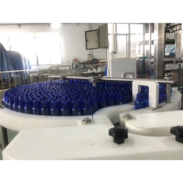GMP 125ml Pharma Aseptic Rotary Bottle Filling Machine