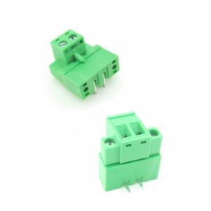 China 5.08mm Pitch PCB Plug-in Screw Terminal Blocks Plug Right Angle Pin Header with Flange wholesale
