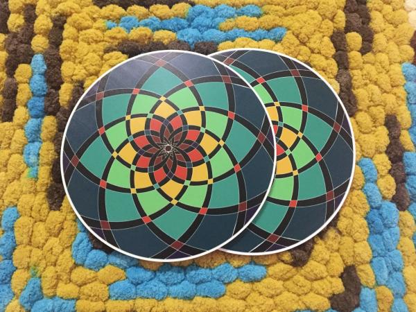 Quality Custom Big Size Round Silicone Cup Coaster / Soft PVC Table Placemat  With High Quality Digital Print for sale
