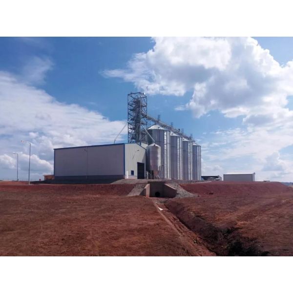 Prefabricated Steel Structure Plant Q355 Q235 Erection Maize Processing Mill Workshop